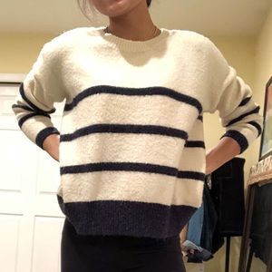 Wool striped sweater